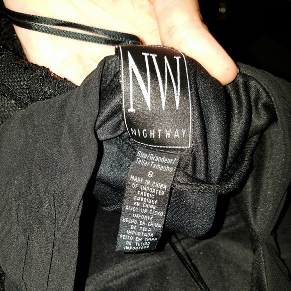 Nightway black gown - Picture 5 of 8